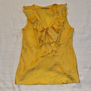Yellow Ruffle Top